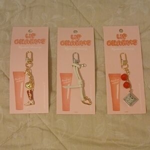Lip Charms/Keychain Trio
